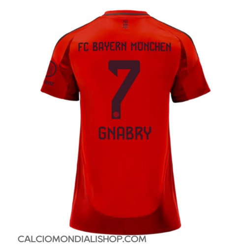 Maglie da calcio Bayern Munich Serge Gnabry #7 Prima Maglia Femminile 2024-25 Manica Corta